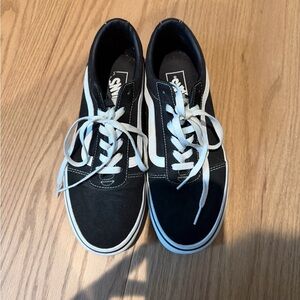 Vans Black and White Old Skool Sneakers